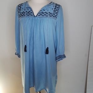 Chambray tunic